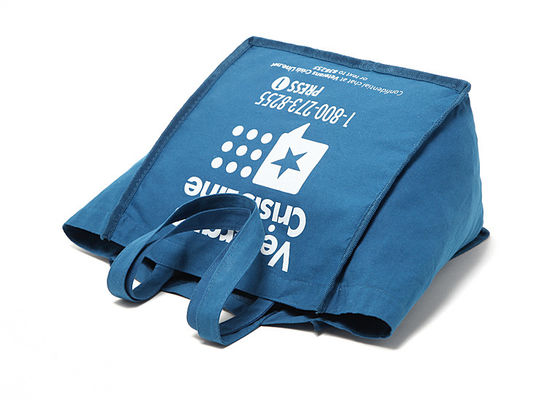 12oz Blue Carry Big Volume Shopping Cotton Tote Bags