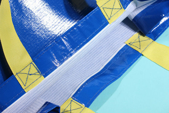 Blue 120GSM Laminated Shopping Non Woven Packaging Bags