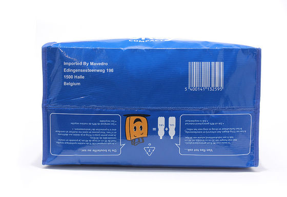 Blue 120GSM Laminated Shopping Non Woven Packaging Bags