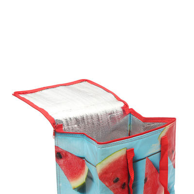 Waterproof Printed Aluminum Foil Non Woven Picnic Cooler Bag