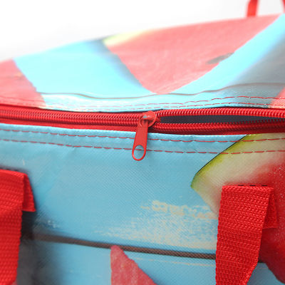 Waterproof Printed Aluminum Foil Non Woven Picnic Cooler Bag