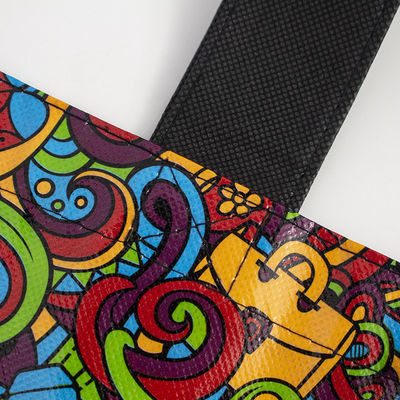 80GSM Full Color Printed Pp Shopping Non Woven Laminated Bag