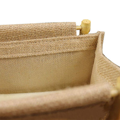 Custom Handled Style Shopping Linen Jute Gift Bag