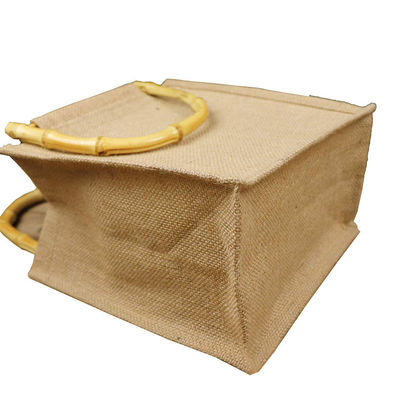 Custom Handled Style Shopping Linen Jute Gift Bag