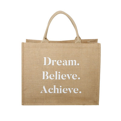 Custom Reusable Promotion Shopping Jute Tote Bags