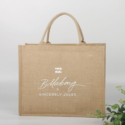 Custom Reusable Promotion Shopping Jute Tote Bags