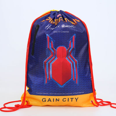 Laminated Non Woven Backpack Sport Gym Sack Drawstring Bag
