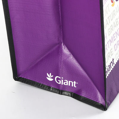 Eco Friendly Custom Logo Print Handle PP Woven Shopping Bag