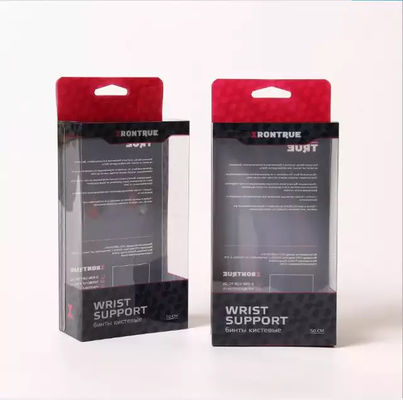Square Logo Printing Transparent Gift Plastic Pvc Packaging Box