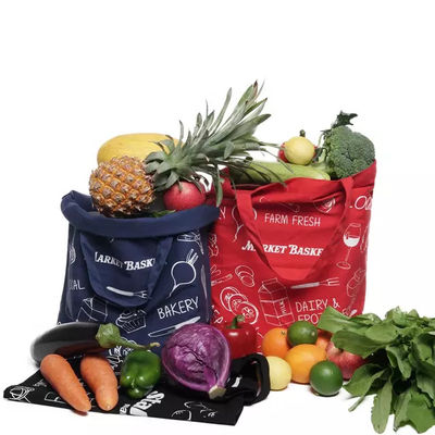 12oz Red Blue Cotton Shopping Custom Packaging Bag
