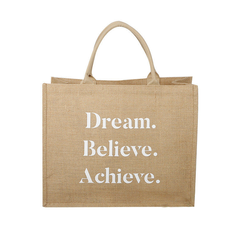 Custom Reusable Promotion Shopping Jute Tote Bags
