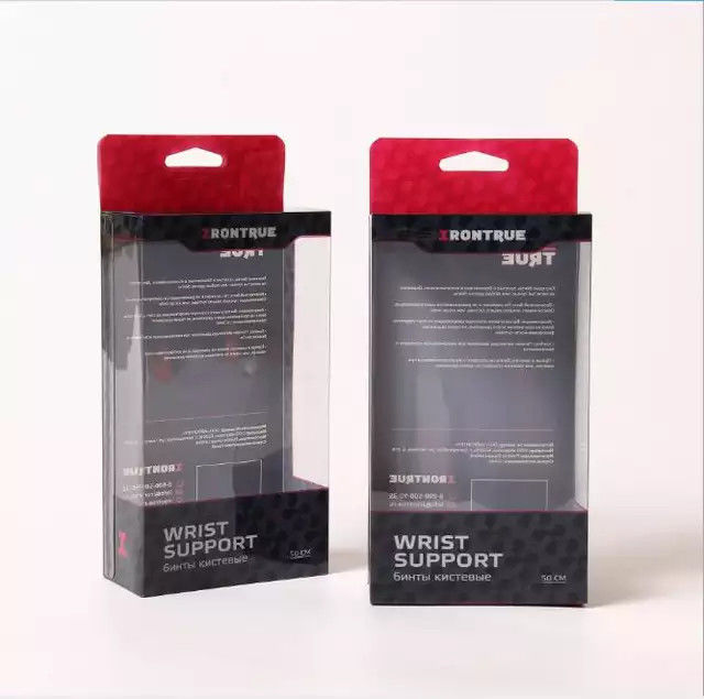 Square Logo Printing Transparent Gift Plastic Pvc Packaging Box