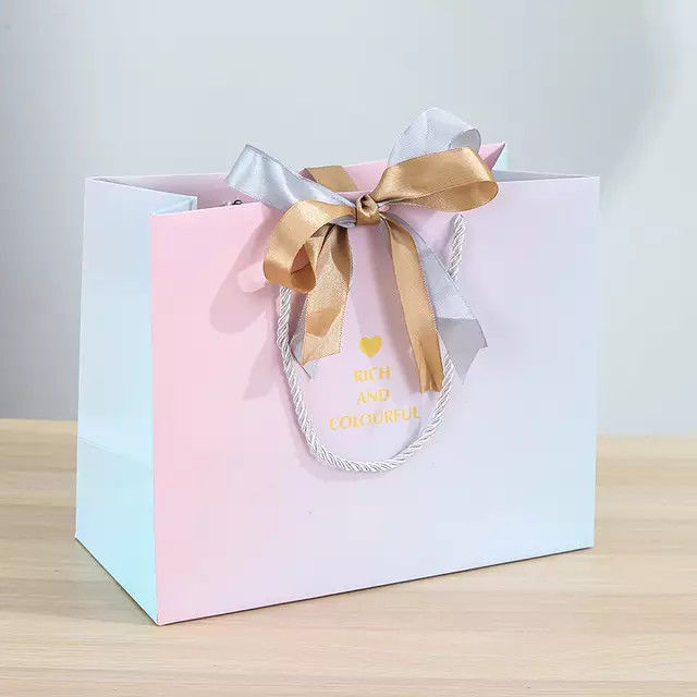 Ribbon Custom Exquisite Promotion Gift Custom Packaging Bag