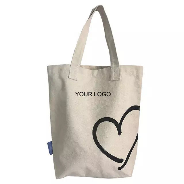 14oz Organic Cotton Canvas Tote Bag 12 Colors Printing